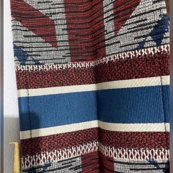 Dior Multicolor Embroidered Canvas Union Jack Flag Book Tote - Picture 6 of 12